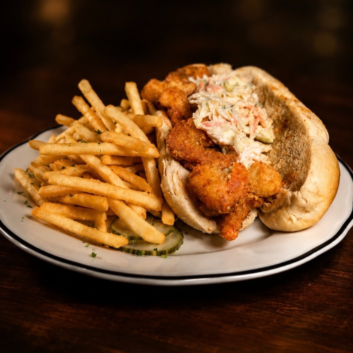 Aster Shrimp Po Boy