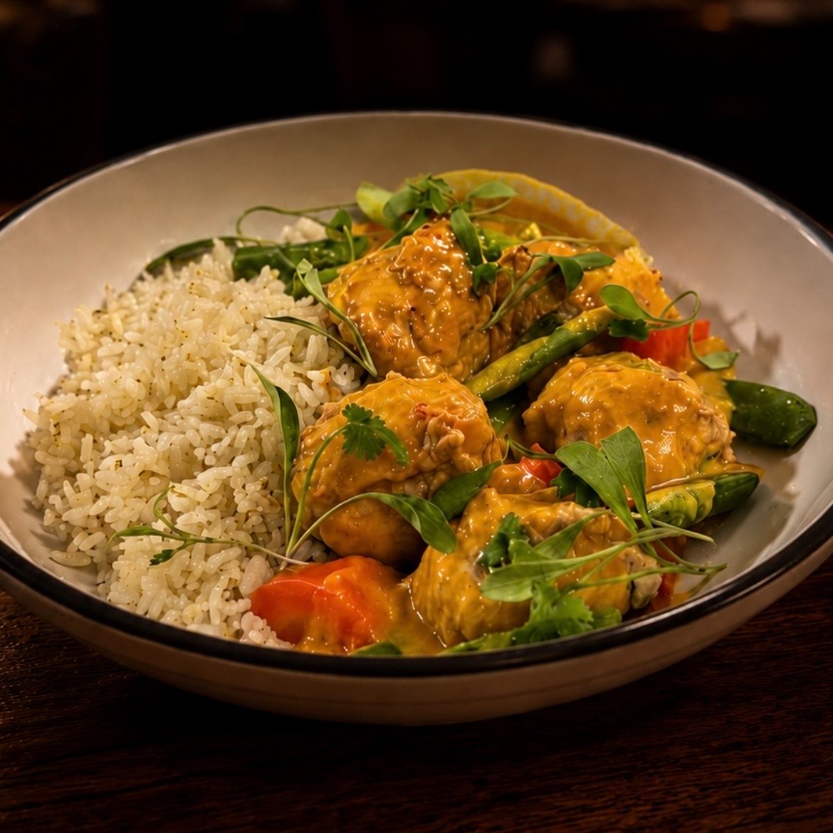 Curry Chicken Meatballs